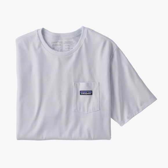 PATAGONIA MEN'S P-6 LABEL POCKET RESPONSIBILI-TEE - Picture 1 of 6